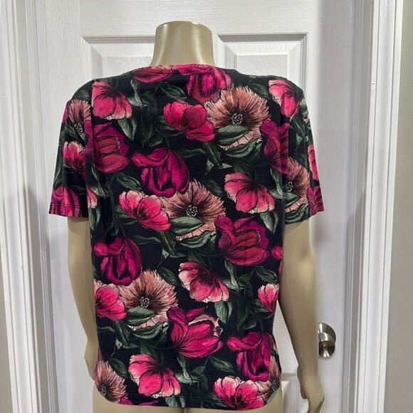 SANDRO PARIS FLORAL T-SHIRT - Picture 6 of 9